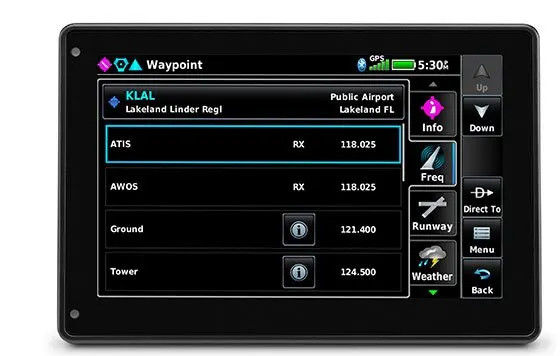 Garmin Aero 760, Advanced Portable Aviation Navigation com um ecrã de 7 polegadas